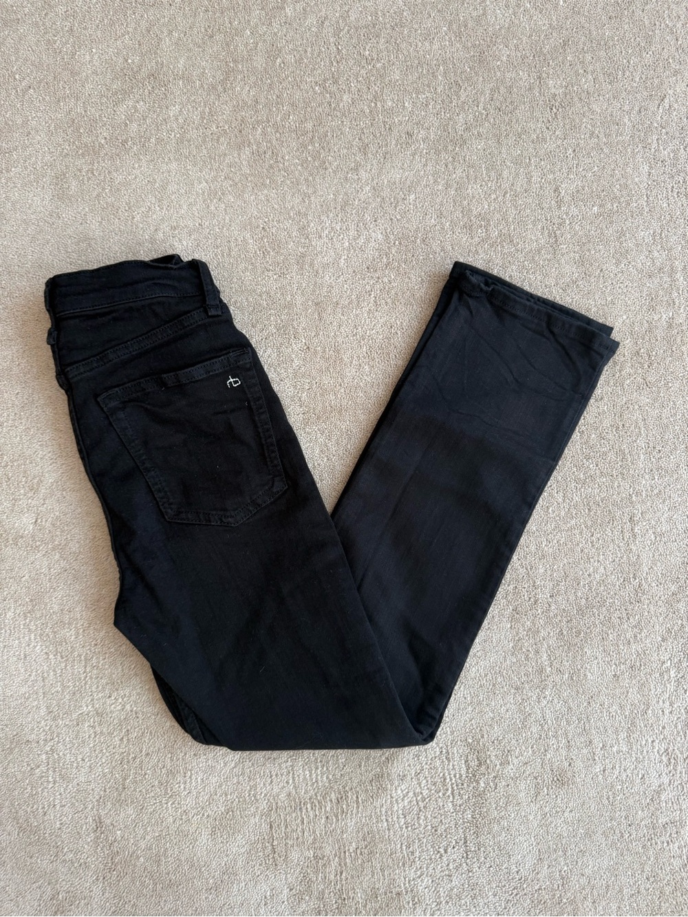 rag & bone Black Women’s Wren High Rise Ankle Slim Jeans